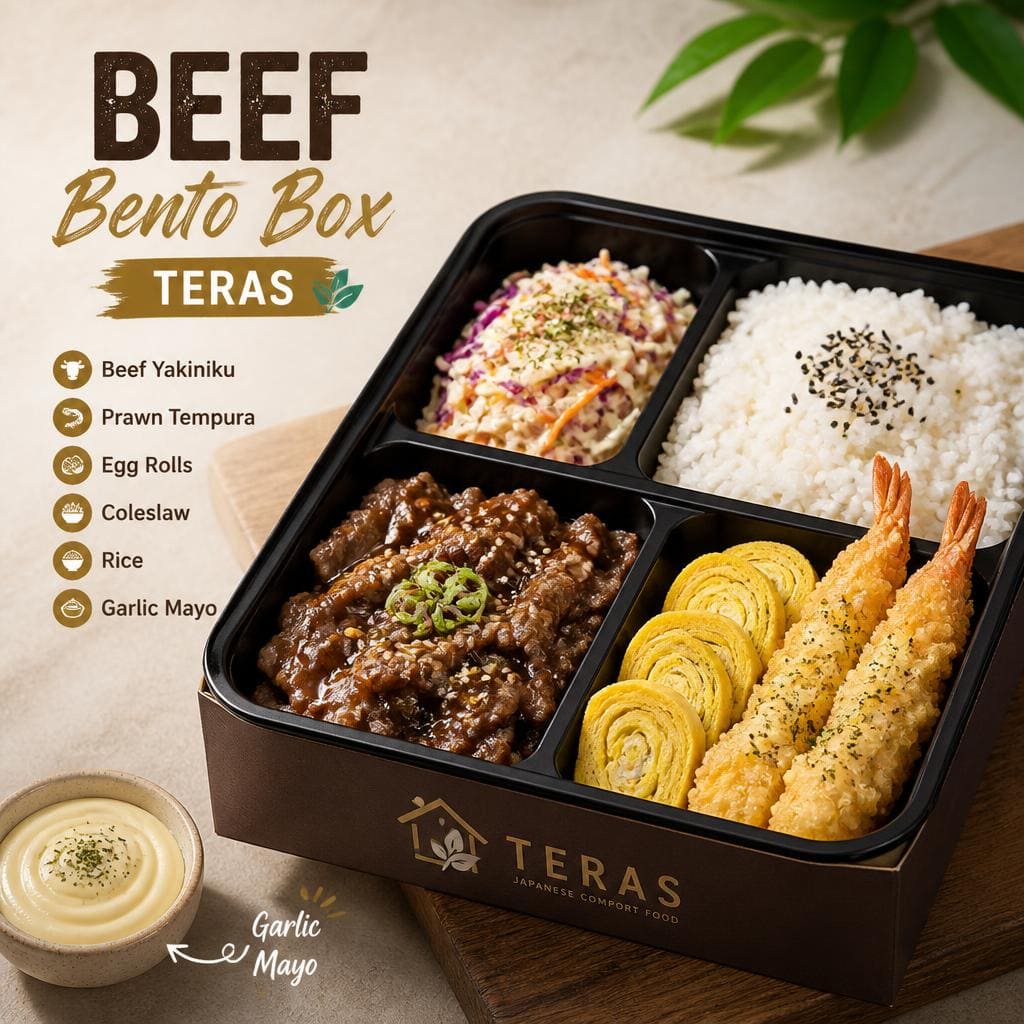 Beef Bento Box Teras